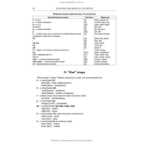 Англійська мова для студентів-медиків = English for Medical Student / А.Г. Саблук, Л.В. Левандовська. — 4-е видання